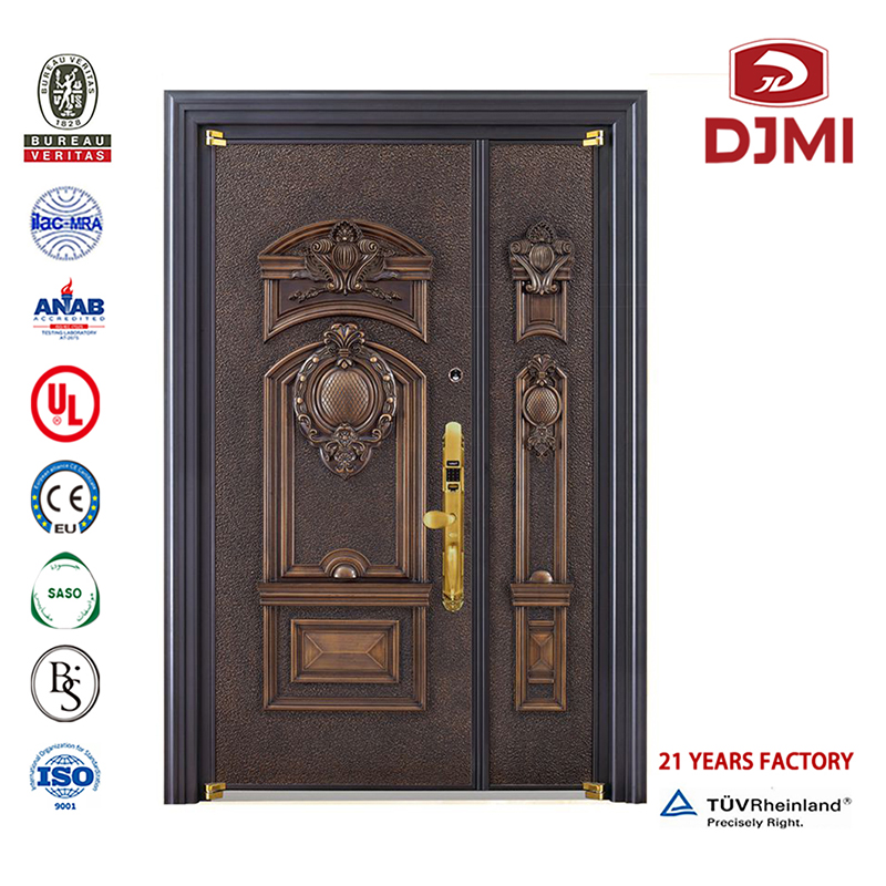 Νέες ρυθμίσεις Υψηλής ποιότητος Copper Color Anti Theft Interel Security Doo Single Armated Door Chinese Factory Φωτογραφίες Doo Design High Quality Steel Security Doors