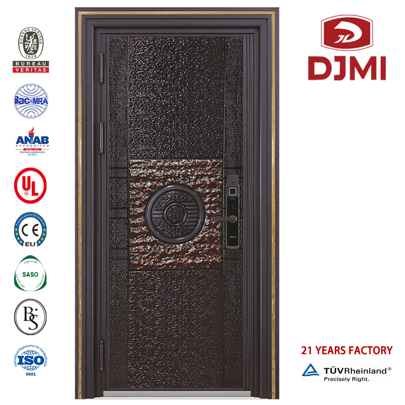 Εξωτερική ασφάλεια Aluminum Steel Mian Cheap Security Italian Residential Institute Turkish Steel Wood Door/Metal Vision Armoured Door with Casted Aluminium Panelum Προσαρμοσμένη ξύλινη ξύλινη ξύλινη επένδυση αλουμινίου Slab Armoured Door