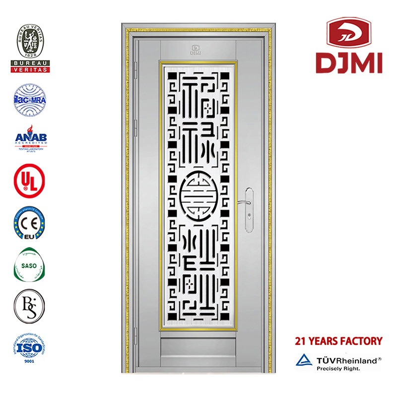 Handle Lock Stainless Steel Chinese Factory Security (Bd) Grill Stainless Steel Main Designes Double Door High SS China House Design Commercial Double Exterior Designes Top Quality Stainless Steel