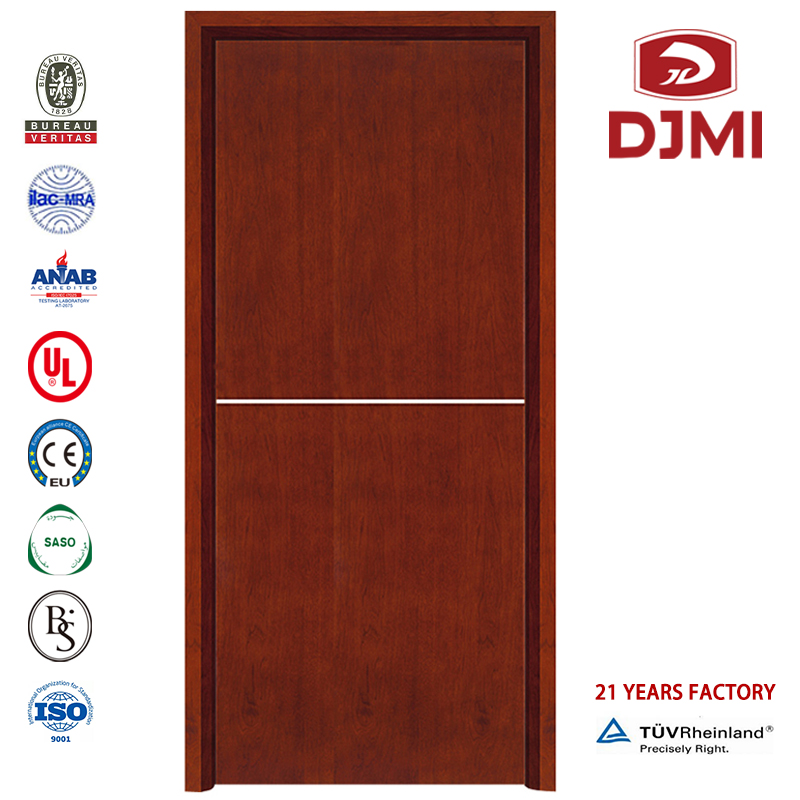 Chinese Factory Flat Safety Design Door for Fire Profect rated Apartment Doors High Quality Main Safety Wood Door Design Solid Timber Doors New Ul Listen Frame and Leaf Resident Wood Door Rated Exit Doors