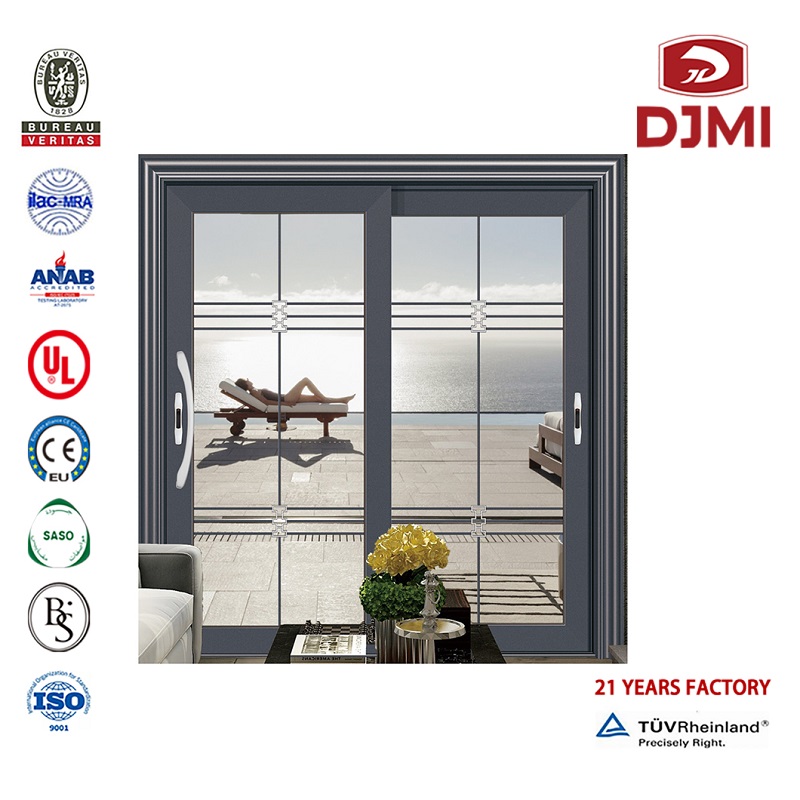 Πόρτες και παράθυρα θερμής πώλησης συρόμενη πόρτα αλουμινίου με διπλό σκληρό γυαλί κινεζική κατασκευαστική πόρτα
